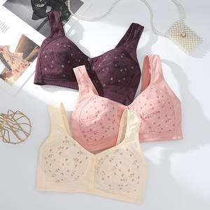 Soutien-gorge <span class=keywords><strong>sans</strong></span> fil pour femmes d'âge mûr, grande taille, style débardeur, <span class=keywords><strong>sans</strong></span> armatures, léger et confortable pour femmes âgées - Product Image 2