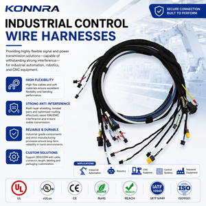 Industrial Robot Connector Wire Harness Custom High Flexible Cable Assembly for Signal Transmission - Product Image 1