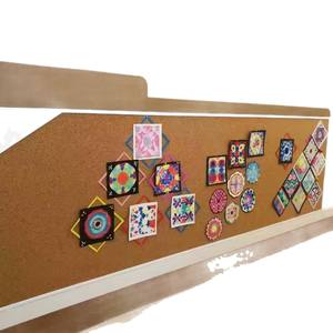 Rouleaux de panneaux en liège pour salles de classe et bureaux, décoration jaune terreux, taille personnalisable Rmjc 02 - Product Image 5