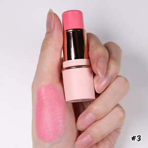 Bâton de fard à joues végétalien étanche de marque privée maquillage professionnel bâton de contour de fard à joues rose noir blanc - Product Image 6