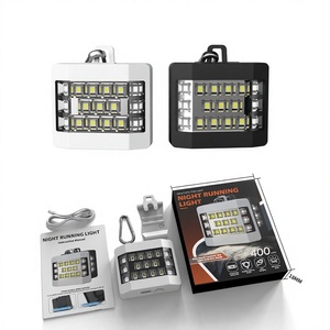 OEM ODM ไฟคาดหน้าอกสำหรับวิ่งกลางคืนแบบหนีบ 7 โหมด 3 อุณหภูมิสี ชาร์จ USB ได้ ไฟ LED แจ้งเตือน SOS สำหรับการเดินป่ากลางแจ้ง - Product Image 1