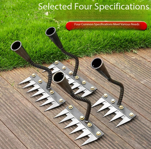 Râteau de jardin industriel robuste à 7 dents – <span class=keywords><strong>Outil</strong></span> de culture en acier avec garantie d'un an pour le desserrage du sol, le désherbage et l'entretien des pelouses | - Product Image 5
