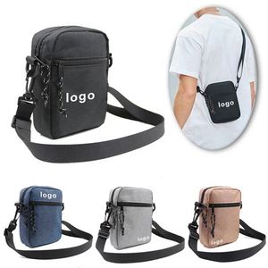 Customizable Logo <b>Messenger</b> Fashion Small Cross Body Unisex Shoulder Tool <b>Bag</b> Promotion Gift Custom <b>Men</b> Designer <b>Bags</b> - Product Image 2