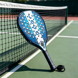Raquette de padel légère en gros, durable, en fibre de carbone T700 3K 12K 18K, pour le <span class=keywords><strong>tennis</strong></span> de plage <span class=keywords><strong>et</strong></span> l'usage sportif adulte - Product Image 2