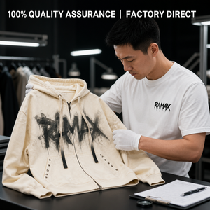 เสื้อฮู้ดสตรีทแวร์ผู้ชาย พิมพ์ลายกราฟฟิตีความหนาแน่นสูง โลโก้ด้านหน้า ผ้าฝ้ายเฟรนช์เทอร์รี่ ทรงโอเวอร์ไซส์ เหมาะสำหรับใส่ในฤดูใบไม้ร่วง - Product Image 5