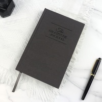 Carnet A5 rose en gros, couverture rigide, broderie lin, journal personnalisé, livre en tissu cuir, papier, cadeau personnalisé