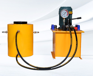 Vérin hydraulique à double effet à cylindre creux 30 tonnes, course de 7 pouces, tige de 3,5 pouces, alésage de 90 mm, piston non magnétique DEELEAP - Product Image 6