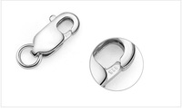 Vente en gros de fermoirs carrés plaqués or, accessoires faits à la main pour la création de bijoux, accessoires en argent sterling 925