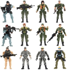 Juego de figuras de acción de soldados personalizados con accesorios de armas militares figuras de acción militares - Product Image 1