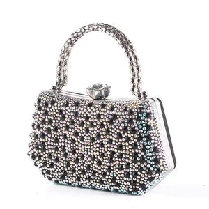 Pochette élégante en métal doré pour femme, sac de soirée et de mariage, accessoire de robe de mariée 2026 - Product Image 3