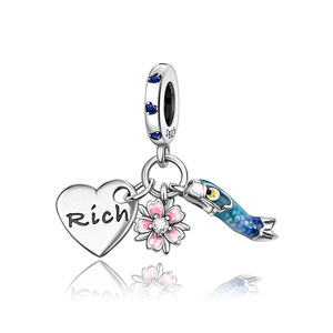 <span class=keywords><strong>Dijes</strong></span> Colgantes de Cobre con Forma de Corazón 'Te Amo' <span class=keywords><strong>para</strong></span> Mujer, Compatibles con <span class=keywords><strong>Pulseras</strong></span> y Collares, Regalo <span class=keywords><strong>para</strong></span> Mamá y Papá - Product Image 4