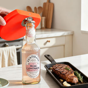 Juego de Posavasos de Plástico Frozen Sundowner - Decoración Impresa en 3D con Abrebotellas Magnético - Product Image 3