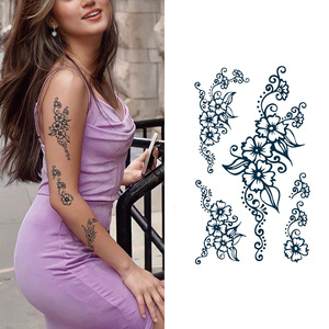 Nouveau design 2025 – Autocollant de tatouage semi-permanent à l'encre de jus, imperméable et résistant à la transpiration, longue durée (2 semaines), vente en gros et personnalisation - Product Image 5