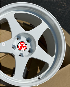 Rines <span class=keywords><strong>de</strong></span> Aluminio Forjado Personalizados SJ, Llantas <span class=keywords><strong>de</strong></span> Aleación Ligeras <span class=keywords><strong>de</strong></span> 15 16 17 18 Pulgadas 5x100 5x114.3 5x120 para Honda Civic Type R - Product Image 3