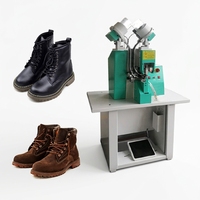 Machine de poinçonnage et d'œilletage automatique pour chaussures, cuir, sacs en papier, intelligente, à économie d'énergie, avec arrêt d'urgence et positionnement laser