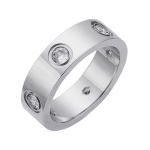 18K PVD <b>Gold</b> Plated Stainless Steel Eternity Band <b>Ring</b> Bezel <b>Set</b> | Aceworks Luxury Men's Trendy Gift <b>Ring</b> - Product Image 5