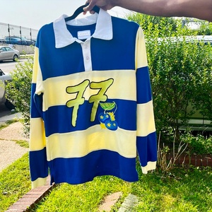 Camiseta de Manga Larga con Logotipo Bordado Personalizado, de Alta Calidad, para Hombre, Deportiva, Casual, con Cuello Camisero, Estilo Rugby - Product Image 4