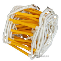 Corde d'échelle souple pour évacuation d'incendie, entraînement, escalade, sauvetage – Corde métallique d'ingénierie en nylon haute résistance et durable