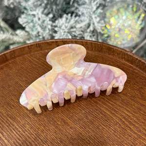 Mode coréenne, pince à huit dents <span class=keywords><strong>de</strong></span> haute qualité pour gelée <span class=keywords><strong>de</strong></span> <span class=keywords><strong>lait</strong></span> simple, pince à cheveux à l'acide acétique - Product Image 6