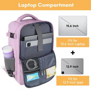 Sac à dos de voyage personnalisé pour femmes, bagage cabine approuvé par la TSA - Product Image 4