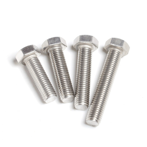 Hex Head Cap <b>Screw</b> Metric 304 Stainless Steel Class 8.8 Plain Finish Standard Thread - Product Image 1