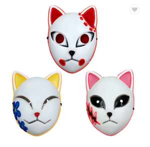 RaveNeon Хэллоуин светодиодная маска Железный человек и Человек-паук светящиеся маски для вечеринки 3 режима освещения ПВХ материал - Product Image 4