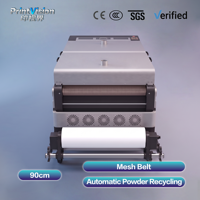 Machine à secouer la poudre DTF automatique à écran tactile 90 cm 8 têtes avec recyclage, pour usine, Dubaï, Allemagne