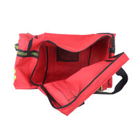 Sac de transport d'équipement pour pompiers, sac de transport d'équipement de luxe pour pompiers, couleur rouge, sac de transport d'équipement de lutte contre l'incendie pour pompiers