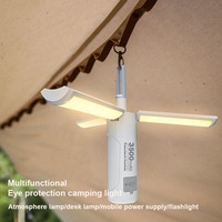 Power bank multifungsi, lampu berkemah obor magnetik