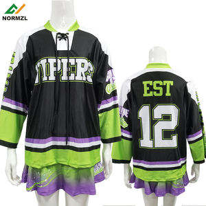 Normzl, venta al por mayor, camisetas de hockey sublimadas, camiseta de porristas personalizada, camiseta de hockey sobre hielo para jóvenes - Product Image 6