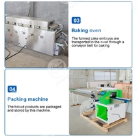 Petite ligne de production entièrement automatique de roti pour le pain libanais arménien Lavash ligne de production de pain plat crêpe arabe four Conveyo