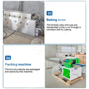 Pequeña línea de producción completamente automática de Roti para pan lavash <span class=keywords><strong>armenio</strong></span> libanés crepé árabe línea de producción de pan plano horno Conveyo - Product Image 4