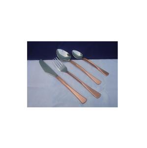 Ensemble de couverts de table polonais brillant du siècle moderne de conception royale pour l'usage à la maison et l'usage de partie ensemble de couverts de fantaisie de vaisselle d'hôtel - Product Image 1