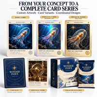 Cartes à collectionner personnalisées de haute qualité, jeu de cartes en papier, coins arrondis, finition brillante ou mate, emballage verni pour les marques de vente au détail
