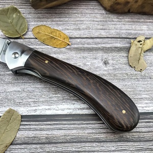 Cuchillo Plegable de Alta Dureza para Exteriores, Herramienta EDC para Exteriores, Mango de Madera, Equipo de Supervivencia para Montañismo - Product Image 4