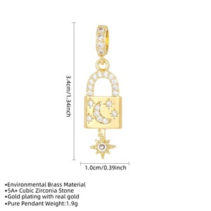 Porte-clés tendance à succès avec <span class=keywords><strong>pendentif</strong></span> en cristal de zircon, accessoire de bijouterie, chaîne de clés, accessoires de bijouterie DIY, chaîne de collier - Product Image 3