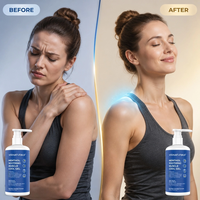 Gel Apaisant et Rafraîchissant pour les Muscles, Soulagement des Douleurs Musculaires et Articulaires pour Genoux, Cou, Hanches, Épaules, et Douleurs Dorsales Simples, Incolore, au Menthol