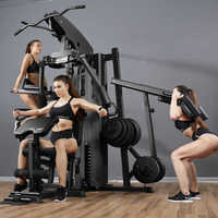 Équipement de musculation commercial multi-jungle à 5 stations, machine de musculation multifonctionnelle, équipement de fitness pour la musculation