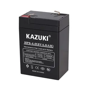 UPS Manufacturer Customize Maintenance Free Long life Sealed Lead Acid Battery 4V5Ah solar energy storage battery