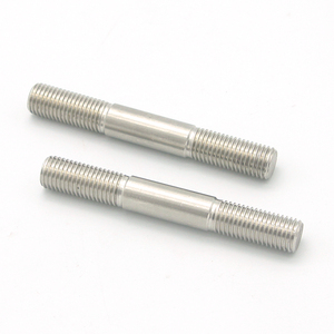 Stainless Steel Double End Thread <b>Welding</b> Stud Bolt With Two Nuts Industrial Fasteners Hardware <b>Kit</b> - Product Image 5