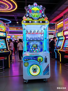 Distributeurs automatiques <span class=keywords><strong>de</strong></span> récompenses <span class=keywords><strong>de</strong></span> haute qualité à monnayeur pour salles d'arcade, avec balles chanceuses, snacks et cadeaux amusants, en espagnol et en anglais - Product Image 6