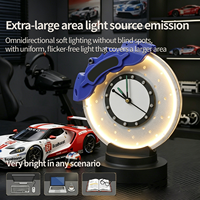 Lampe de bureau moderne LED 3D tendance 2026 en forme de disque de frein de course, veilleuse pour chambre, garage, décoration, cadeau pour passionné de voiture, lumière d'ambiance