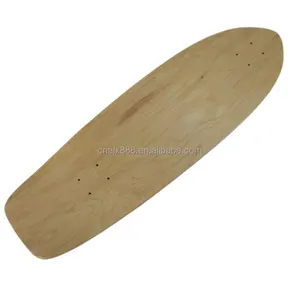 Atacado branco de bordo canadano barato profissional velho escola cruiser skate deck 7 ply graphic