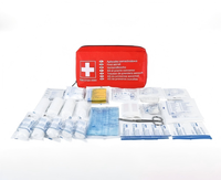 Kit d'outils d'urgence automobile certifié DIN13164:2022, norme européenne, trousse de premiers soins automobile avec matériau en nylon