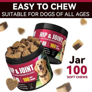 Suplemento de Colágeno Múltiple en Tabletas Masticables para Perros, Marca Privada OEM/ODM, Apoyo de Colágeno para la Salud de las Articulaciones y la Piel - Product Image 2