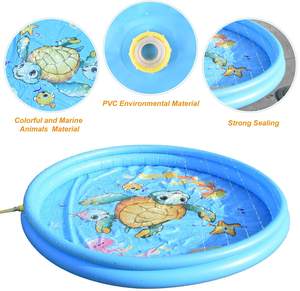 Tappetino da gioco Splash all'aperto 59 pollici giocattoli d'acqua per bambini per 1 2 3 4 5 anni ragazzo <span class=keywords><strong>e</strong></span> ragazza, giocattoli gonfiabili per piscina con Pad per irrigatori - Product Image 2