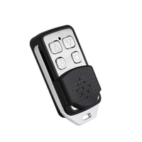 Universal 433MHz RF inalámbrico uso en el hogar Control remoto puerta garaje llave Fob clon duplicador con código rodante aprendizaje fijo