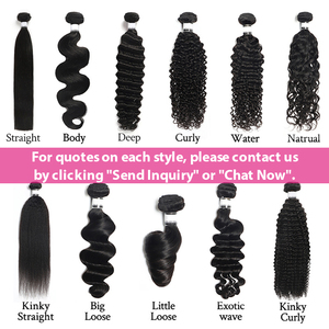 Onda rizada 100% Paquetes de cabello Remy Extensiones de cabello humano Venta al por mayor barata Paquetes de tejidos a granel Cabello humano peruano y brasileño - Product Image 6