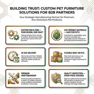 Maisonnette pour animaux de compagnie en bois écologique personnalisée avec fermeture auto-agrippante pour petits animaux, chiens, chats, armoire rectangulaire, table de chevet, <span class=keywords><strong>porte</strong></span> pour chat - Product Image 5
