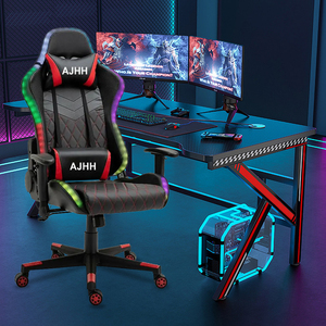 Nueva Silla Gamer RGB Colorida para Computadora, Silla de Juego Negra para PC, Diseño Moderno y Profesional para Sala de Juegos, Modelo 5934 - Product Image 1